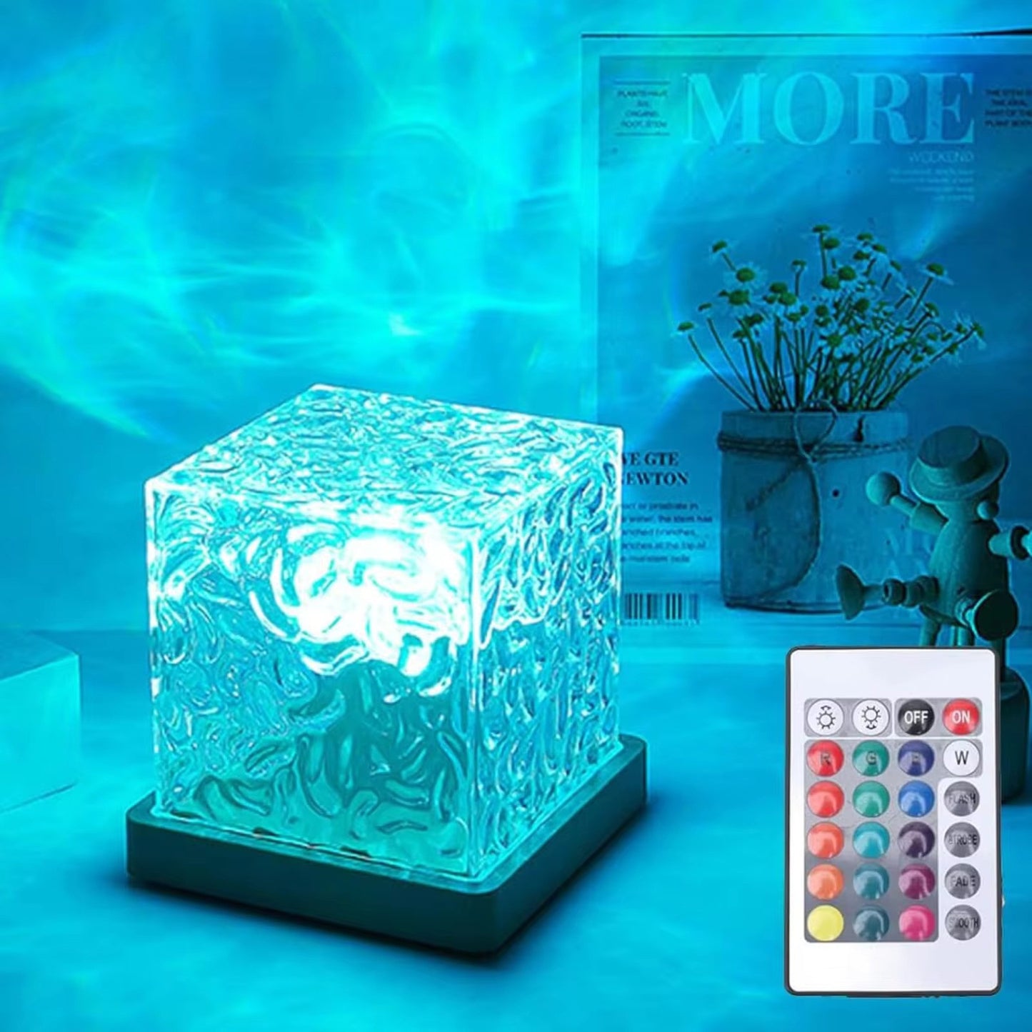 Ocean Wave Projector Light 16 Colors Midnight Aura Glow Lamp