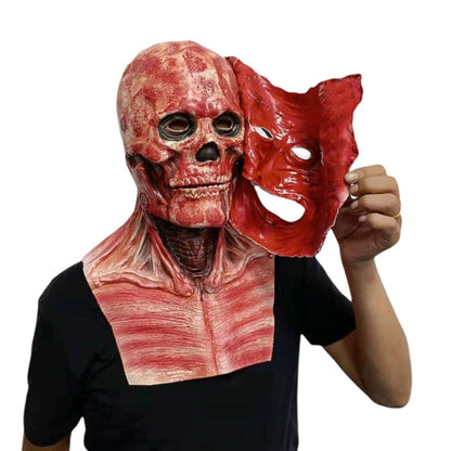 Double-layer Ripped Mask Bloody Horror Skull at $43.97 from Truemartin