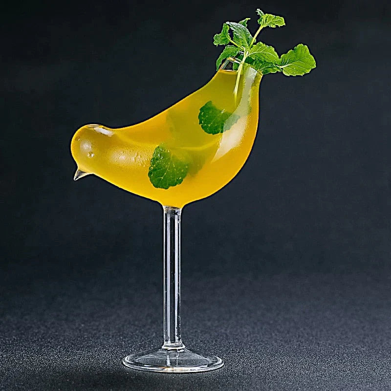 Bird Shape Creative Cocktail Glass at $19.97 from Truemartin