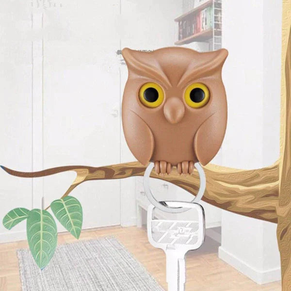 Cute Night Owl Magnetic Wall Key Holder at $15.80 from Truemartin