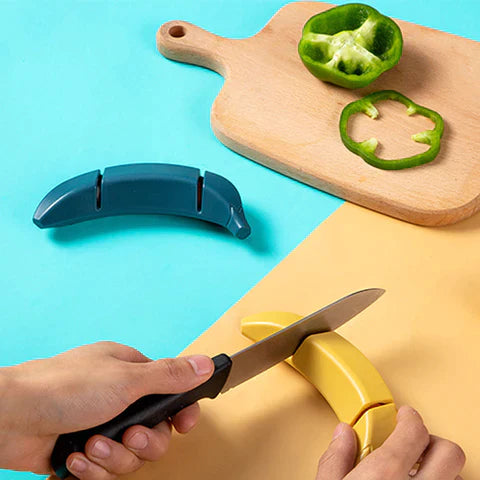 Banana Shape Creative Knife Sharpener Tool at $15.97 from Truemartin