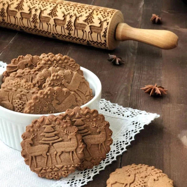 Christmas 3D Rolling Pin at $21.97 only from Truemartin