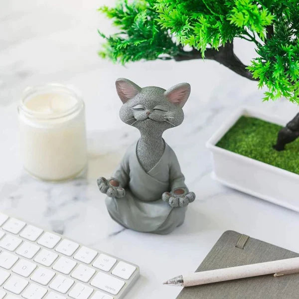 Whimsical Happy Buddha Cat at $19.97 from Truemartin