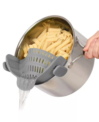 Adjustable Clip On Silicone Pot Strainer For Most Pots & Pans at $11.97 from Truemartin