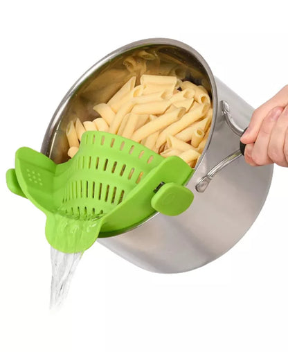 Adjustable Clip On Silicone Pot Strainer For Most Pots & Pans at $11.97 from Truemartin