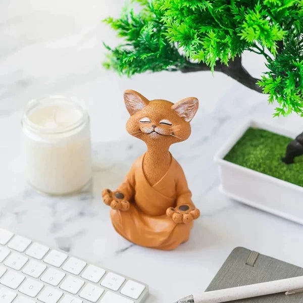 Whimsical Happy Buddha Cat at $19.97 from Truemartin