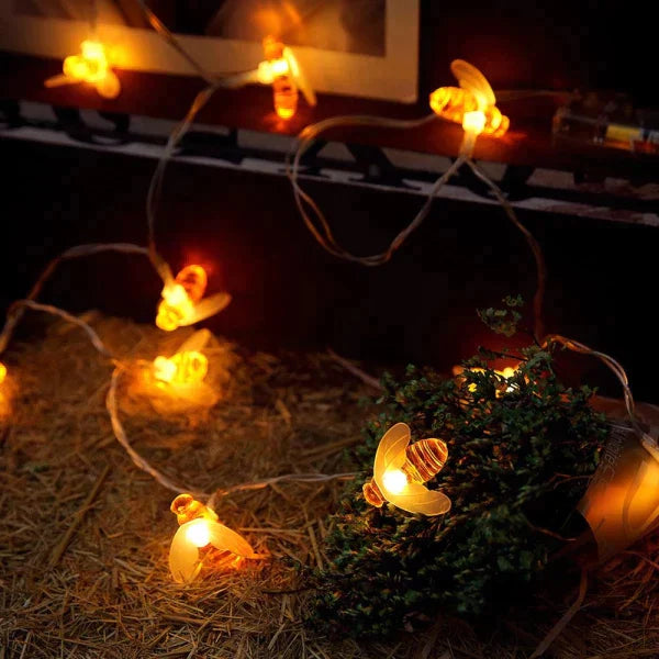 Battery Operated Honeybee String Lights at $19.97 only from Truemartin