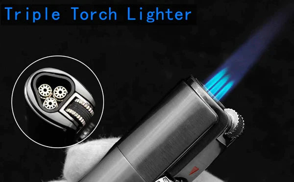 Triple Jet Torch Flame Lighter at $19.97 from Truemartin