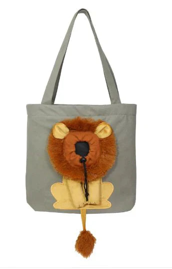 Exposed Head Lion Shape Pet Bag at $24.97 from Truemartin