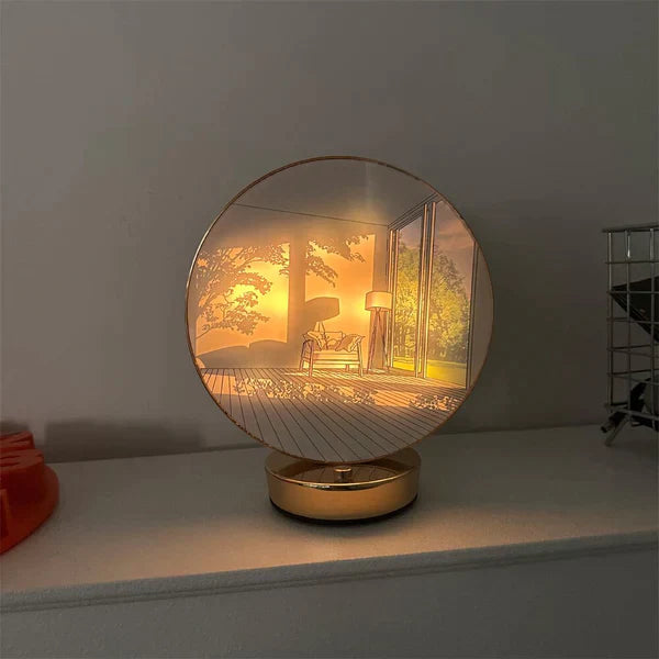 Creative Artistic Orb Painting Table Lamp at $29.97 only from Truemartin