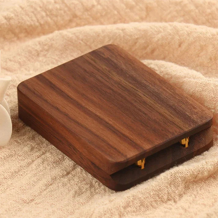 Lovely wooden rotating ring box at $11.97 from Truemartin