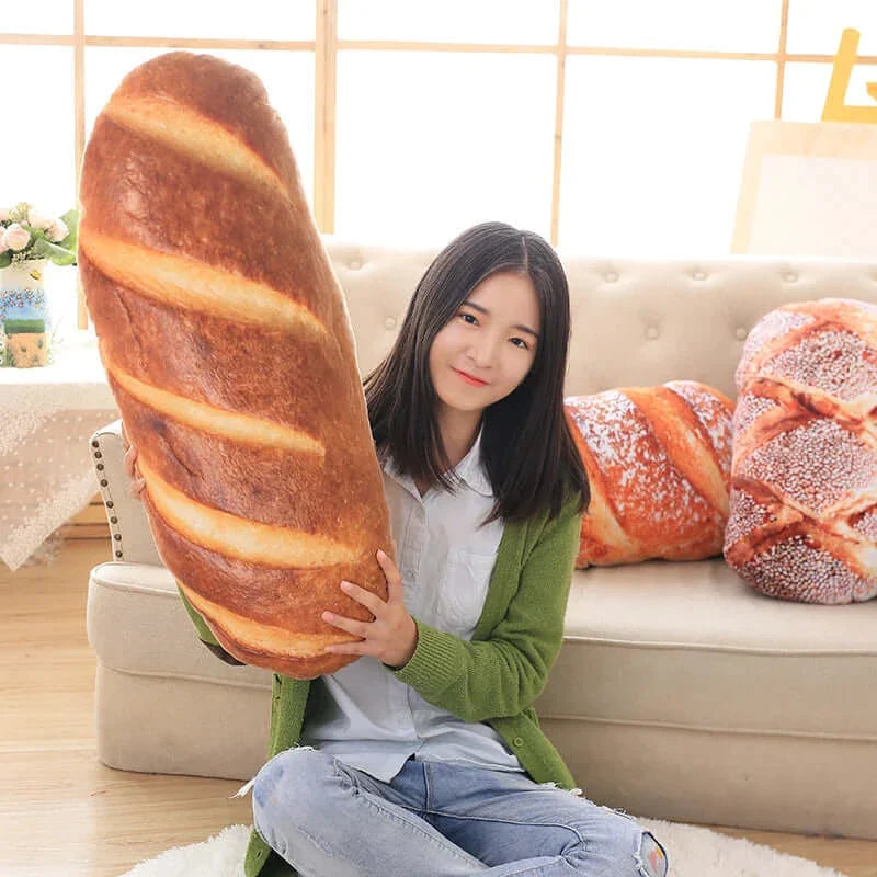 3D Creative Simulation Bread Shape Pillow at $21.97 from Truemartin