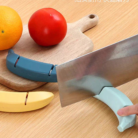 Banana Shape Creative Knife Sharpener Tool at $15.97 from Truemartin