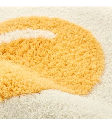 Fried Egg Rug at $39.97 from Truemartin