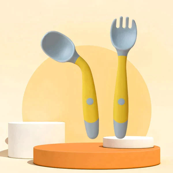 Bendable Training Soft Fork & Spoon For Infants at $14.97 from Truemartin