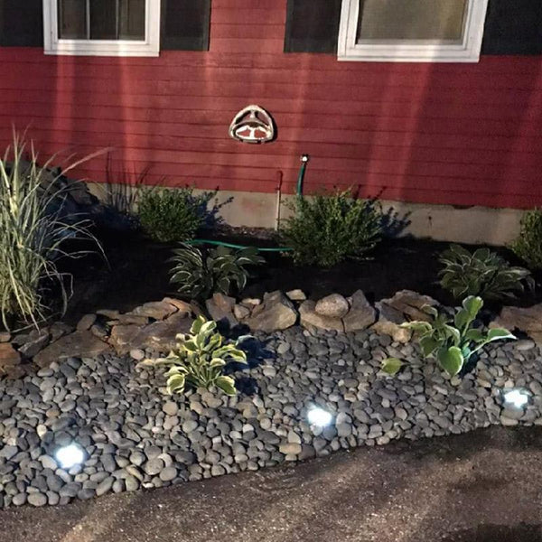 LED Solar Powered In-Ground Lights (4 piece) at $42.97 only from Truemartin