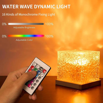 Ocean Wave Projector Light 16 Colors Midnight Aura Glow Lamp