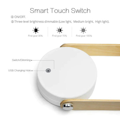 Touch Controlled Foldable Modern Table Reading Lamp at $34.97 only from Truemartin