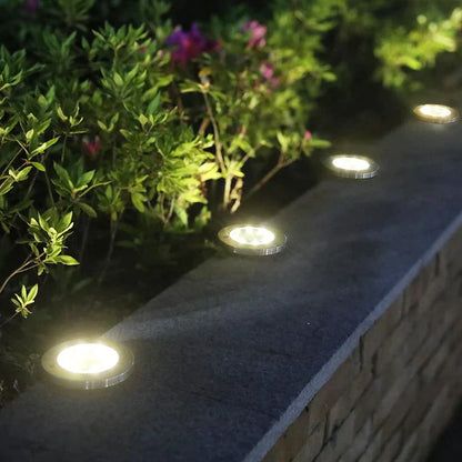 LED Solar Powered In-Ground Lights (4 piece) at $42.97 only from Truemartin