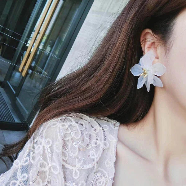 Acrylic Flower Earrings for Earthy Vibes at $11.47 only from Truemartin