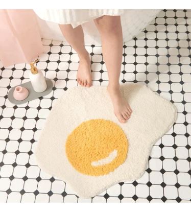 Fried Egg Rug at $39.97 from Truemartin