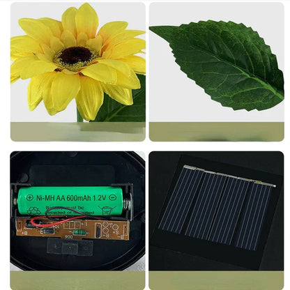 Sunflower Waterproof Solar Led Garden Lights at $14.97 only from Truemartin