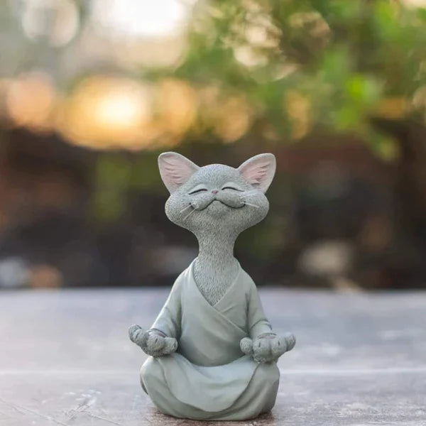 Whimsical Happy Buddha Cat at $19.97 from Truemartin