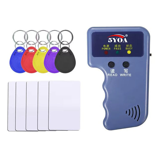 Handheld 125KHz EM4100 RFID Copier Writer Duplicator Programmer Reader EM4305 T5577 Rewritable ID Keyfobs Tags Card