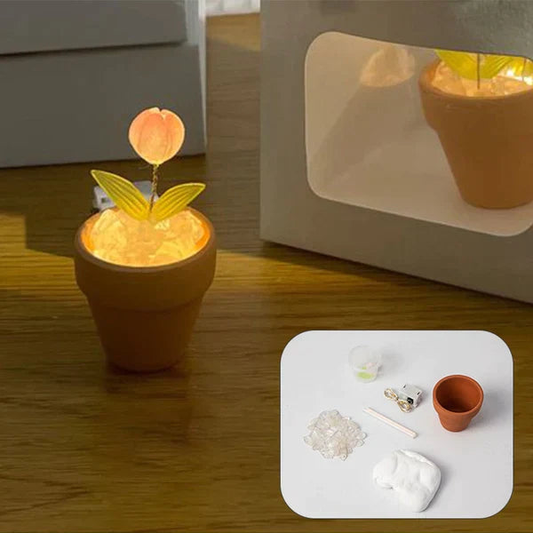 Creative DIY Rose Glow Night Lamp Decor at $19.97 only from Truemartin