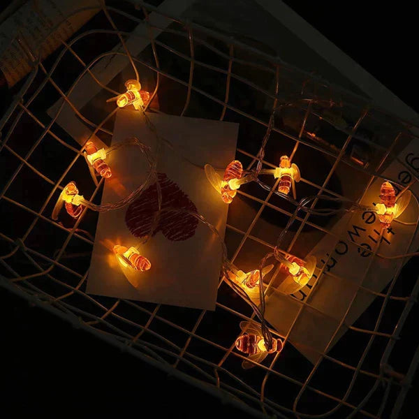 Battery Operated Honeybee String Lights at $19.97 only from Truemartin