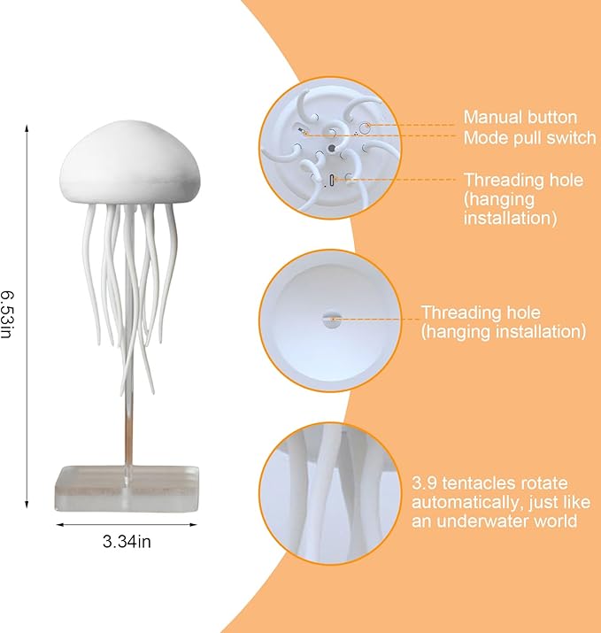 Jellyfish Night Light with Dancing Legs