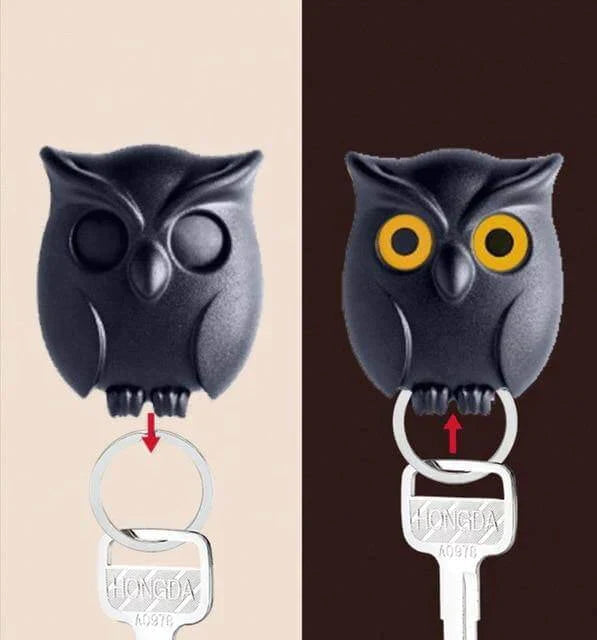 Cute Night Owl Magnetic Wall Key Holder at $15.80 from Truemartin