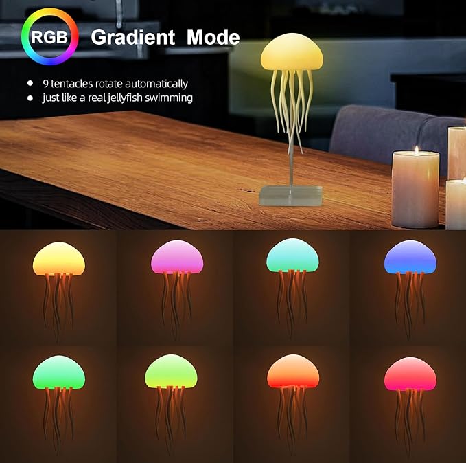 Jellyfish Night Light with Dancing Legs