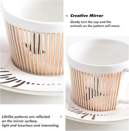 Mirror reflection Cup Hummingbird