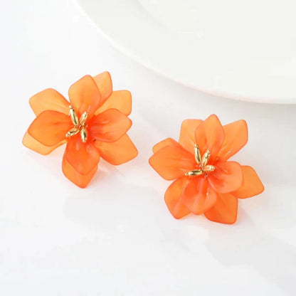 Acrylic Flower Earrings for Earthy Vibes at $11.47 only from Truemartin