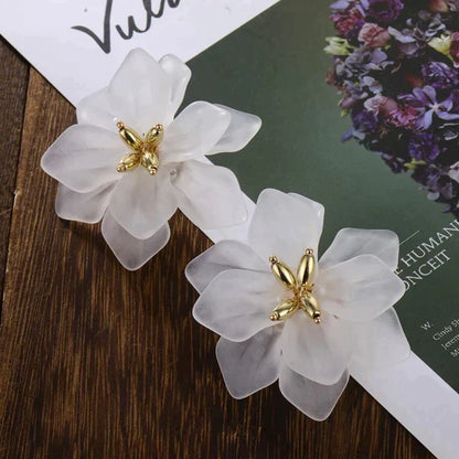 Acrylic Flower Earrings for Earthy Vibes at $11.47 only from Truemartin