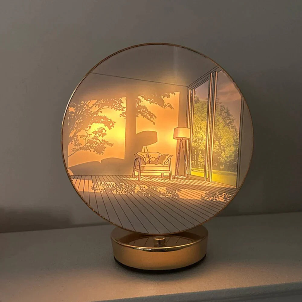 Creative Artistic Orb Painting Table Lamp at $29.97 only from Truemartin