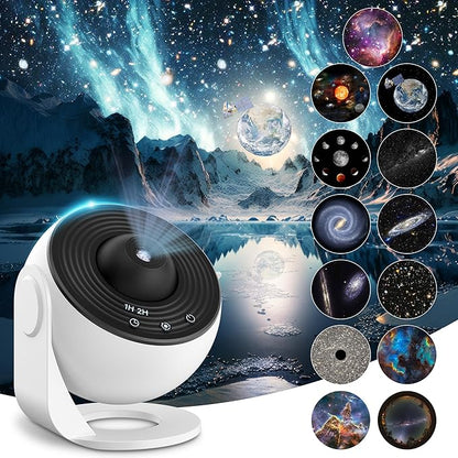 13 in 1 Star Projector Galaxy Light, Nebula Night Light Milky Way Projector with Timer