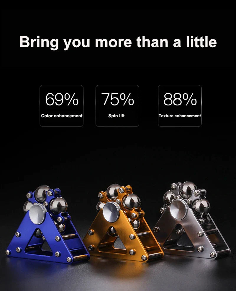 Double Pendulum Fidget Spinner Foldable Metal Antistress Hand Spinner Adult Toys Gyroscope Stress Reliever Toy For Kids Gift