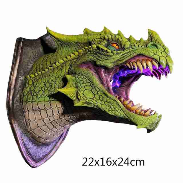 Dragon Legends Prop 3d Wall Mounted Dinosaur Smoke Light Wall at $49.97 from Truemartin