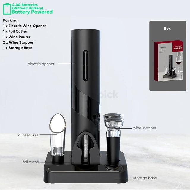 Automatic Electric Wine Corkscrew Rechargeable at $40.99 from Truemartin