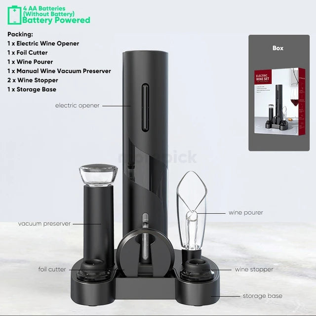 Automatic Electric Wine Corkscrew Rechargeable at $45.00 from Truemartin