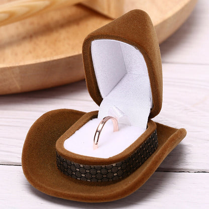 Creative Cowboy Hat Shape Rings Box at $9.97 from Truemartin