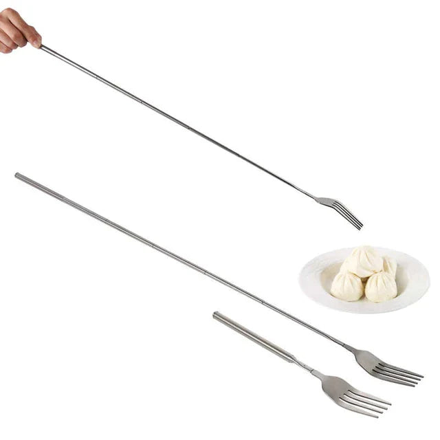 Telescopic Extendable Dinner Fruit Dessert Long Handle Fork at $11.95 from Truemartin