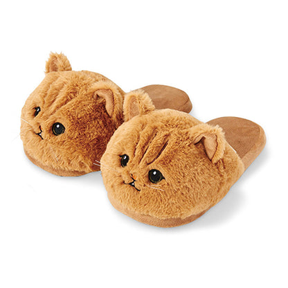 Unisex New Cotton Slippers Cute Cat face Fluffy Fur Slippers at $29.99 from Truemartin