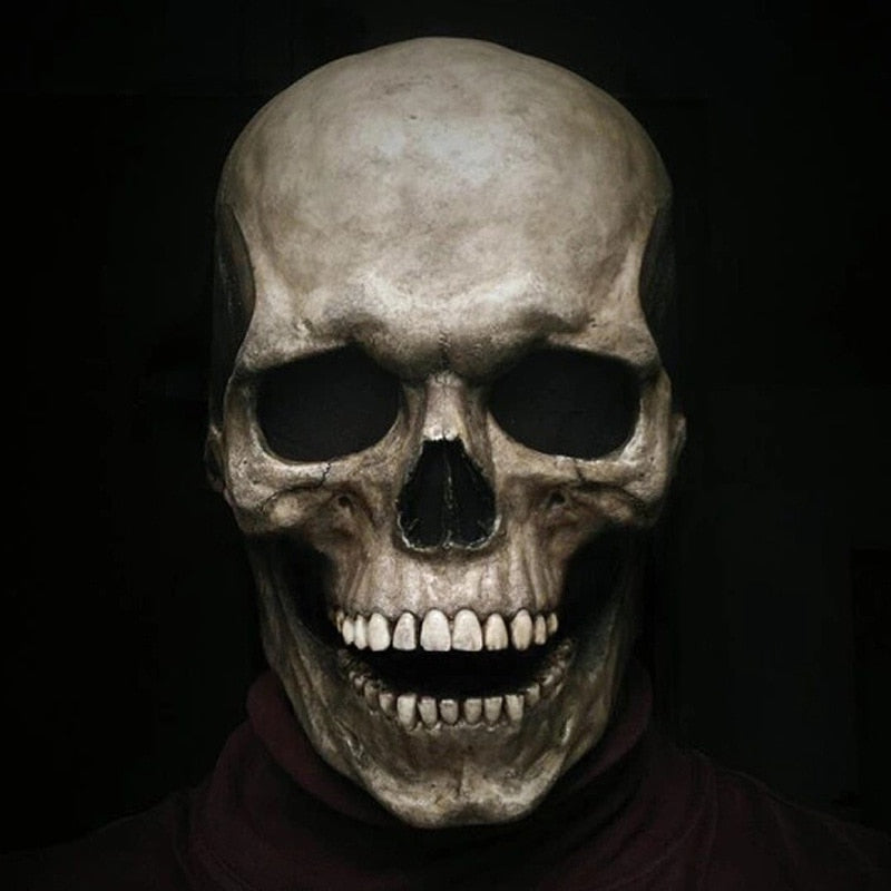 Movable Jaw Skull Mask For Halloween at $32.97 from Truemartin