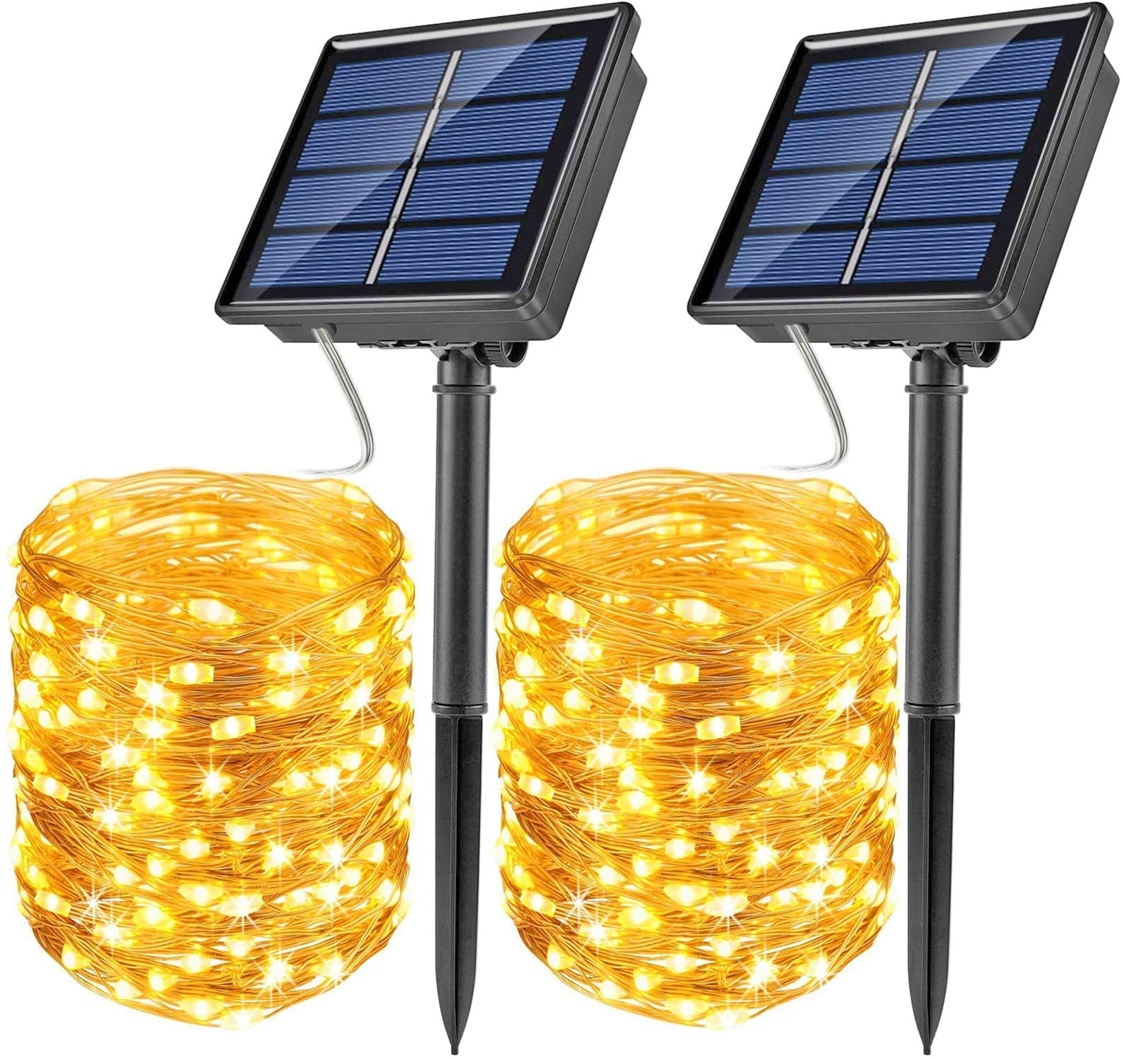 LED Outdoor Solar Lamp String Lights 100/200 LEDs 10m at $19.97 from Truemartin