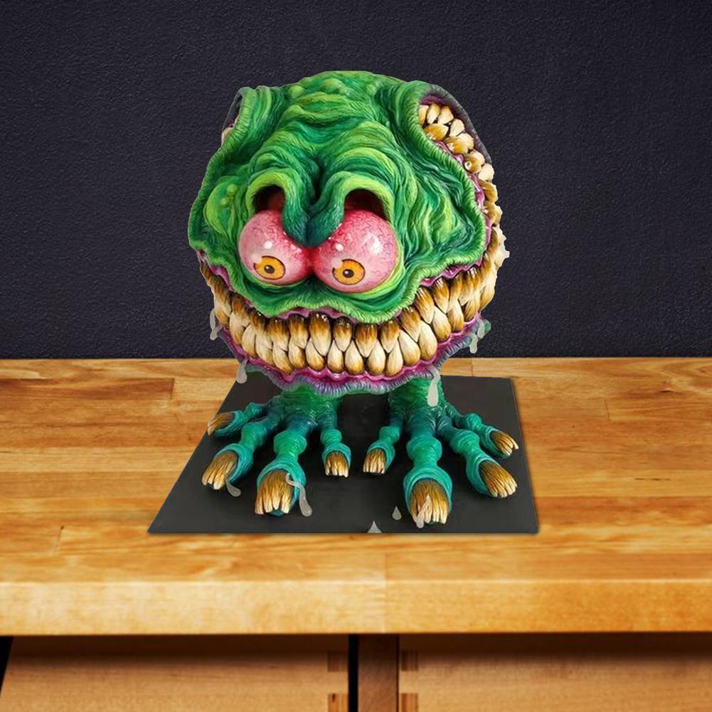 Angry Big Mouth Resin Statue Decorative Figurine Horror Sculptures at $26.99 from Truemartin