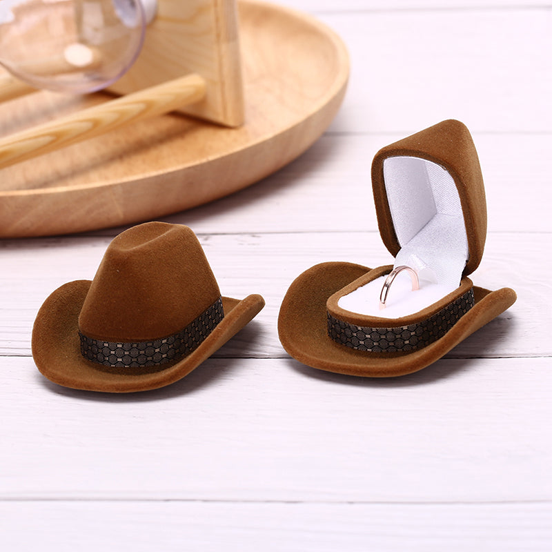 Creative Cowboy Hat Shape Rings Box at $9.97 from Truemartin