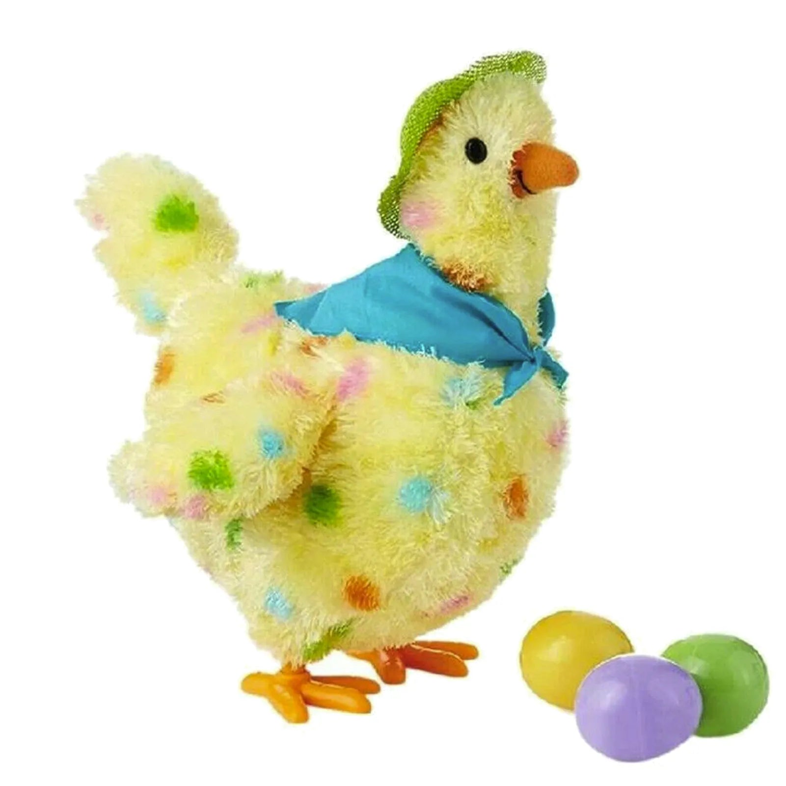 25CM A Hen Chicken Plush Toy Laying Egg Singing Swinging at $26.97 from Truemartin